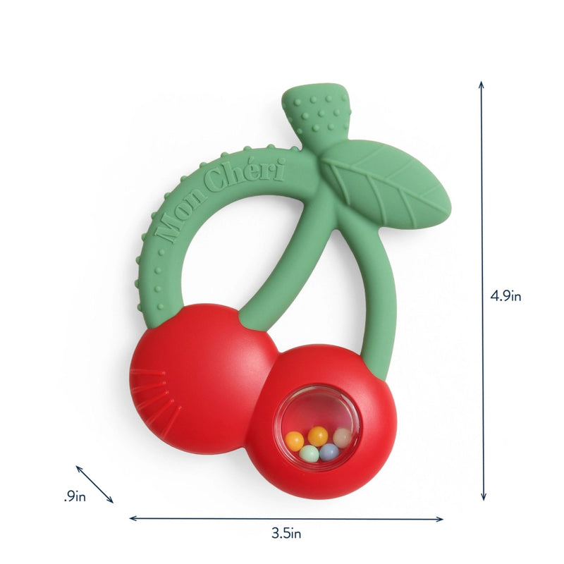 Bitzy Shake Silicone Teether + Rattle