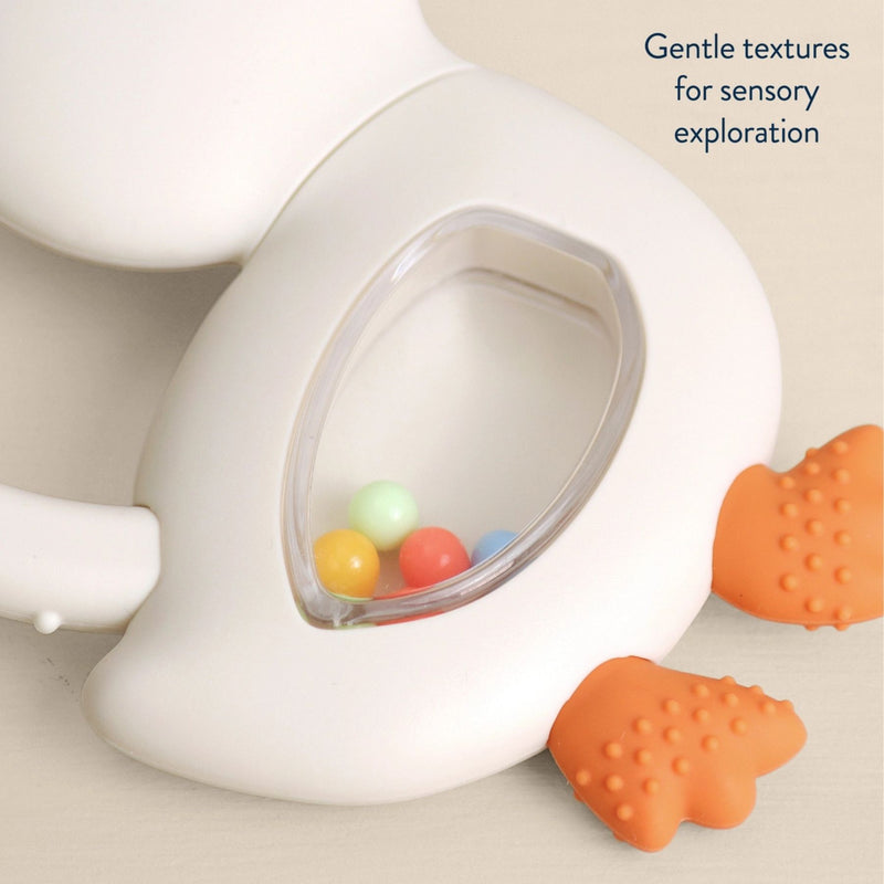 Bitzy Shake Silicone Teether + Rattle