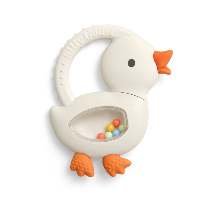 Bitzy Shake Silicone Teether + Rattle