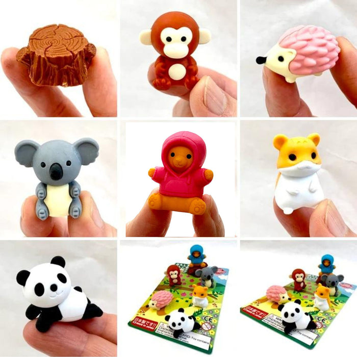 Puzzle Erasers,  Kawaii Animal Set