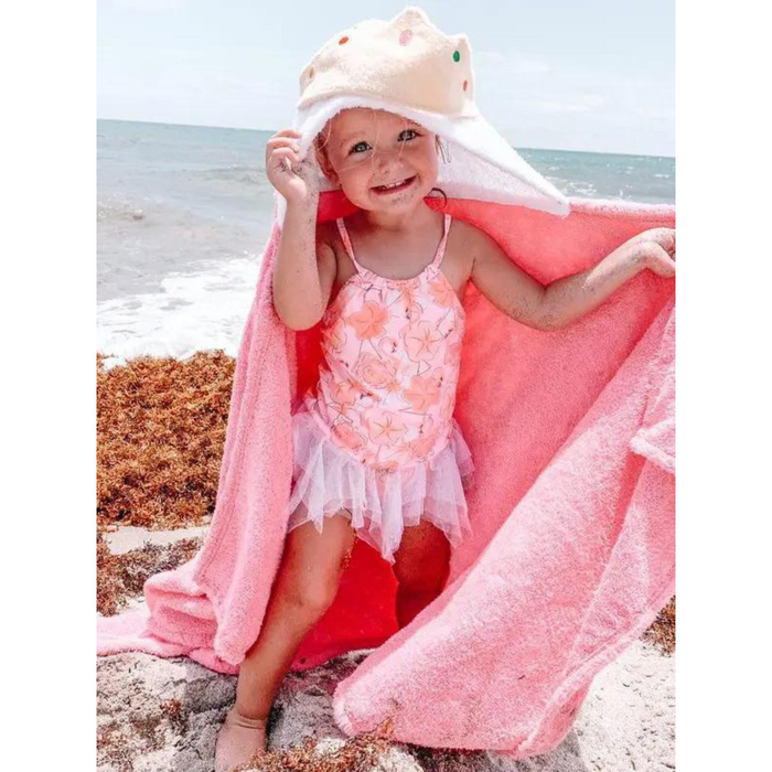 Kids Hooded Towel - Princess