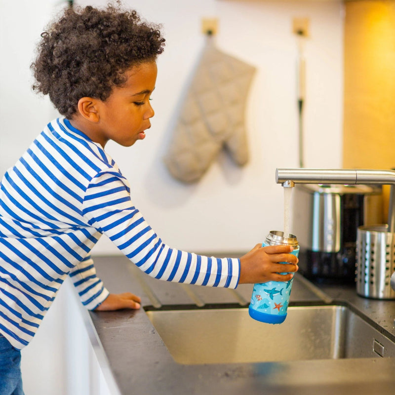 Charli Insulated Stainless Steel Straw Water Bottle, 350ml