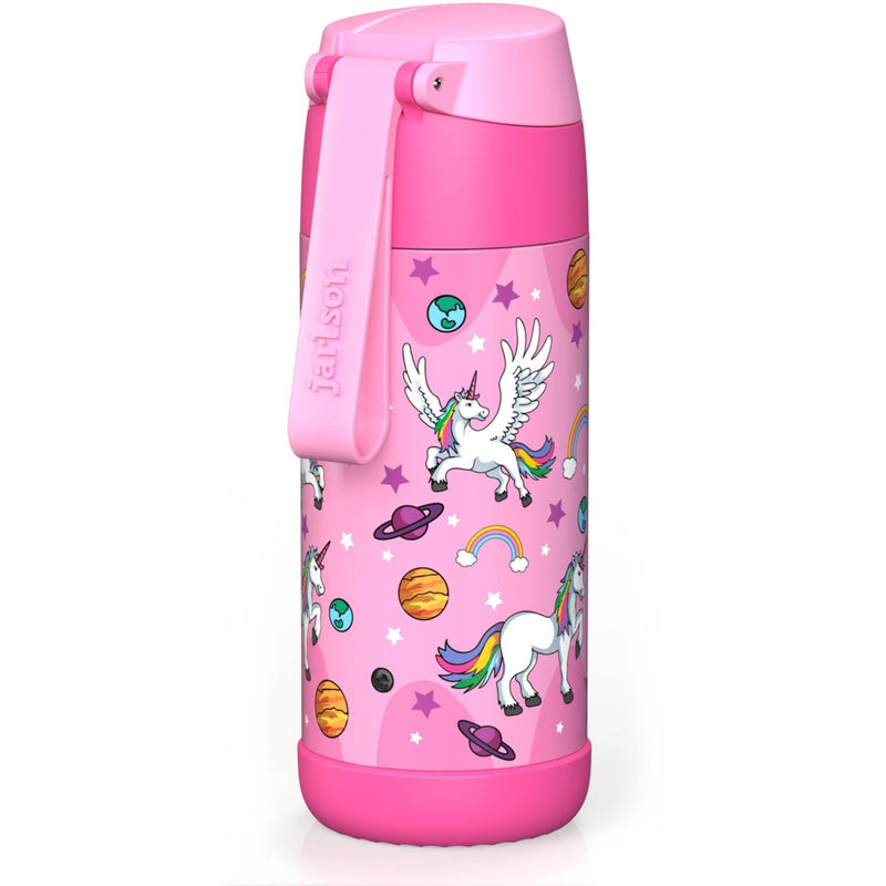 Charli Insulated Stainless Steel Straw Water Bottle, 350ml