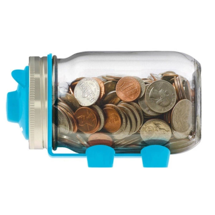 Piggy Bank Lid for Regular Mouth Mason Jar