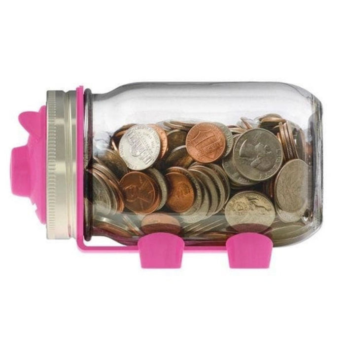 Piggy Bank Lid for Regular Mouth Mason Jar