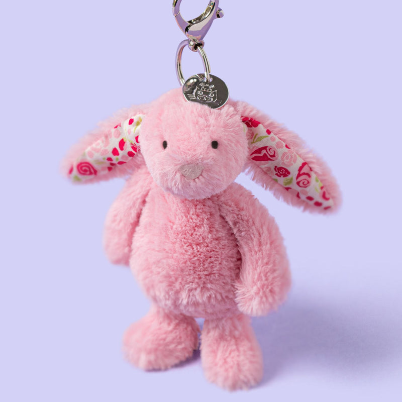 Blushkin Blossom Bunny Bag Charm