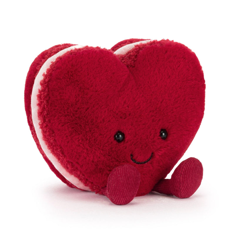 Amuseables Arlette Heart Macaron - Red