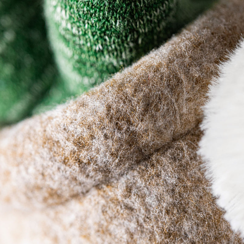 Cream Bunny with Plant