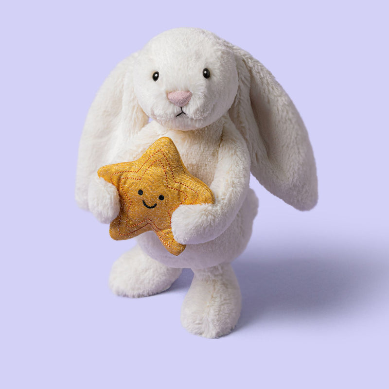 Cream Bunny with Star