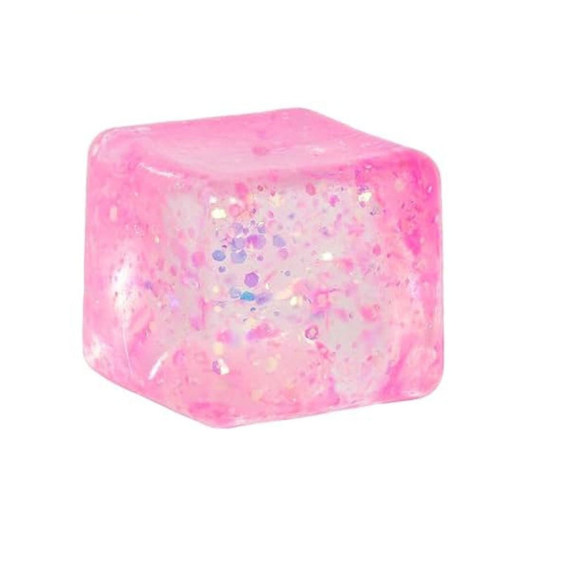 Jumbo Glitter Gummee Squish Cube