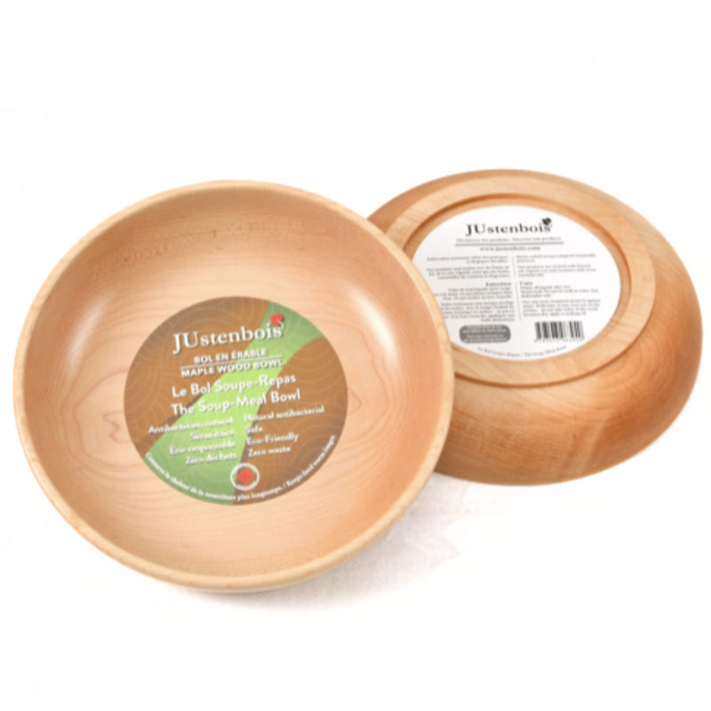 Maple Wood Soup/Meal Bowl