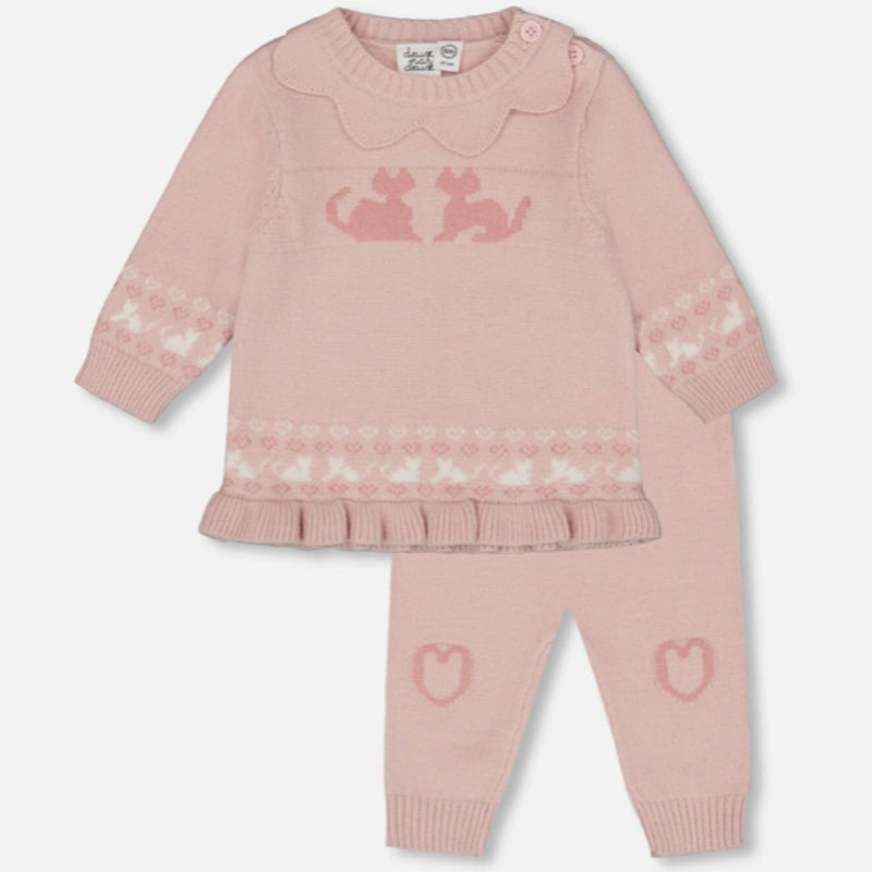 Knitted Sweater + Pant Set