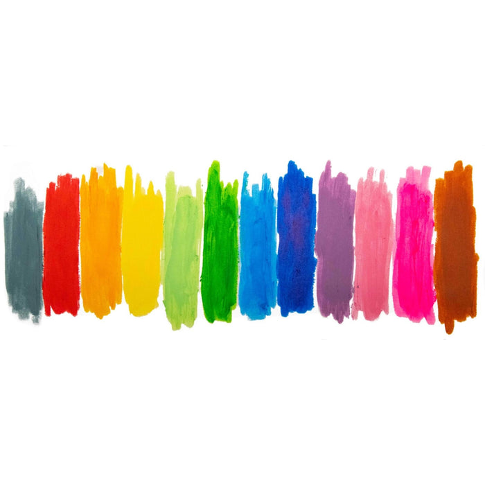 Solid Tempera Paint - Cuties, 12 Colours