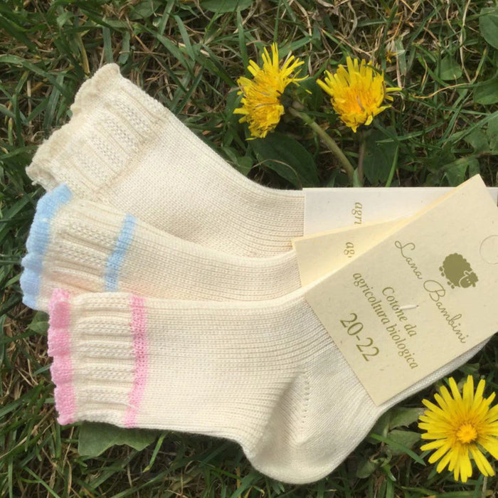 Elda Undyed Organic Cotton Socks