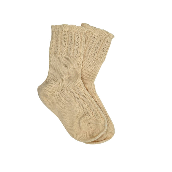 Lucia Undyed Organic Cotton Socks