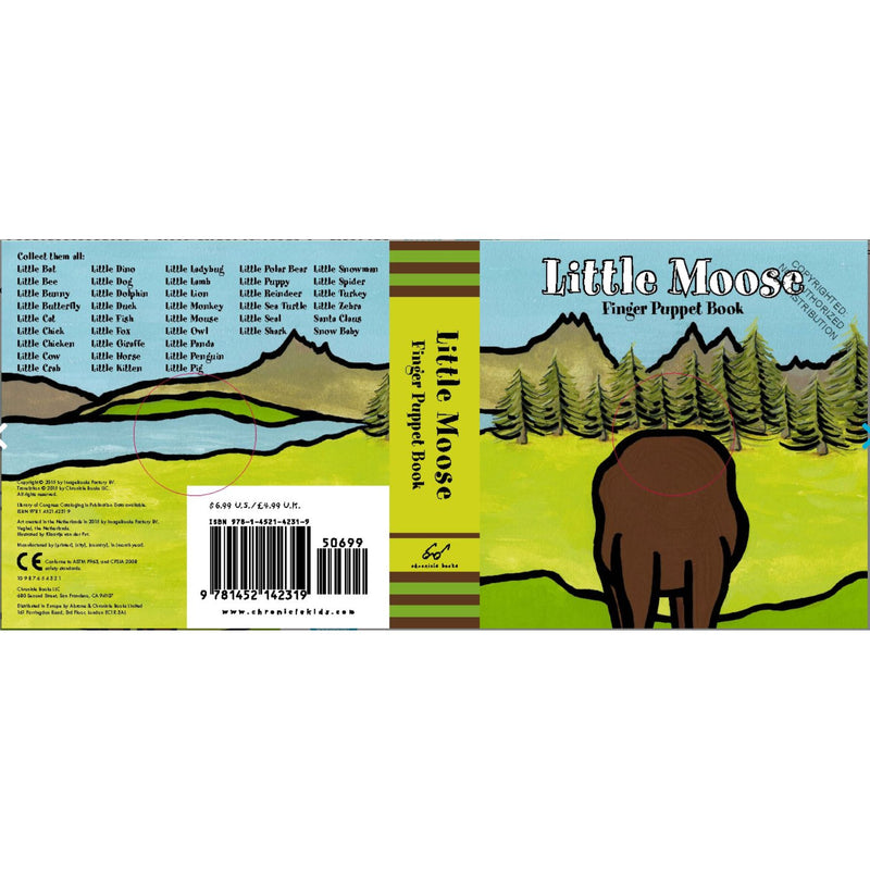 Little Moose Finger Puppet Book