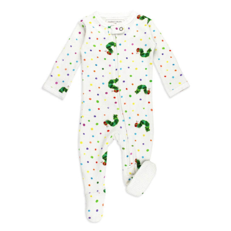 Eric Carle Organic Zipper Footie