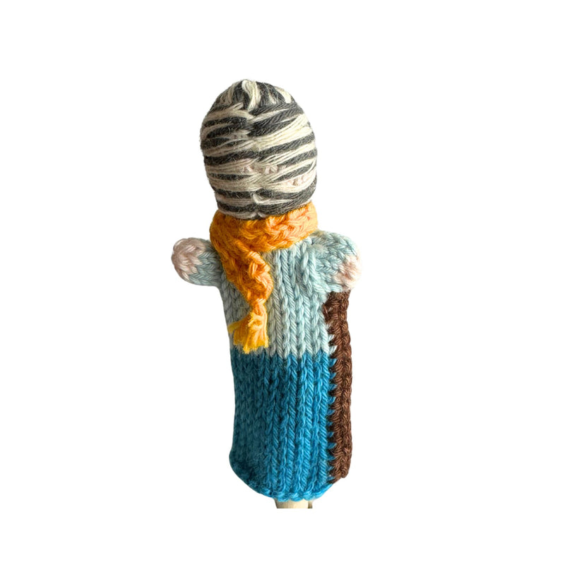 Organic Cotton Finger Puppet - Grandfather
