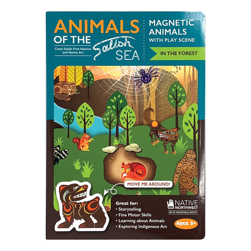 Magnetic Animals with Play Scene