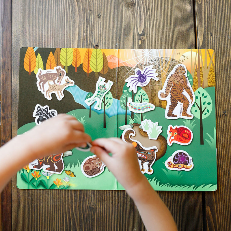 Magnetic Animals with Play Scene