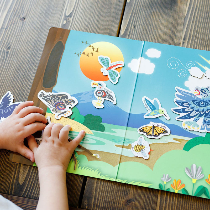 Magnetic Animals with Play Scene