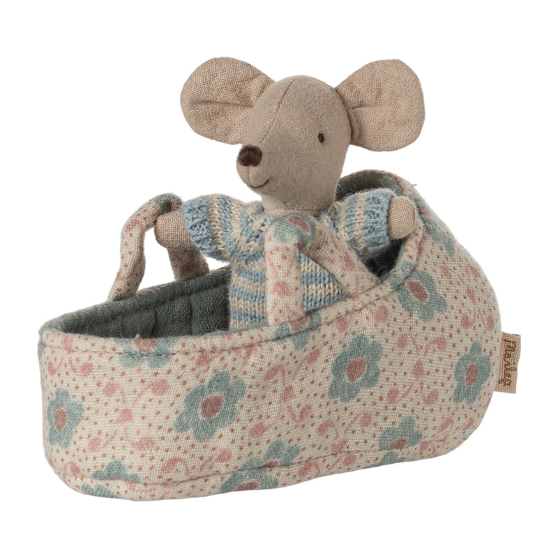 Baby Mouse in Carry Cot