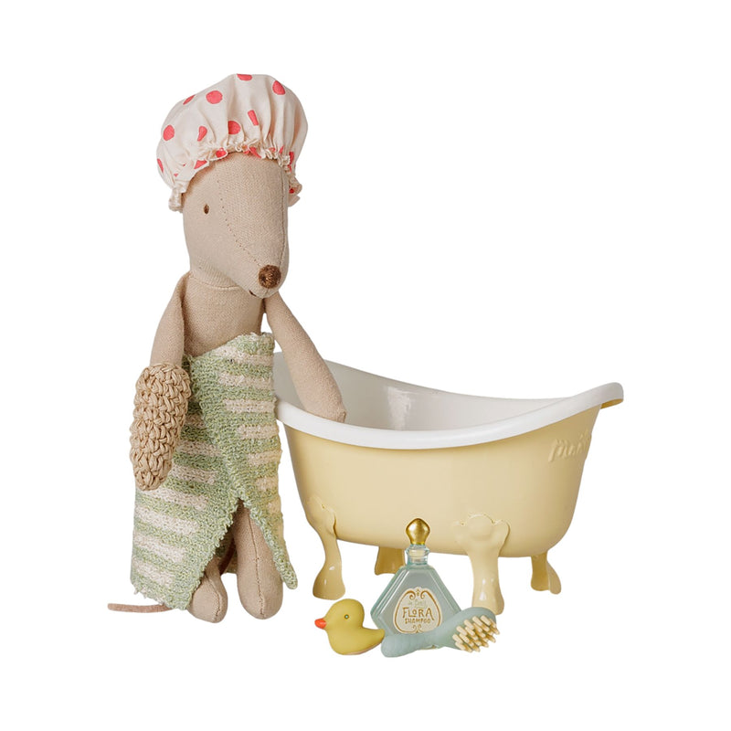 Bathtub Set, Mouse - Yellow