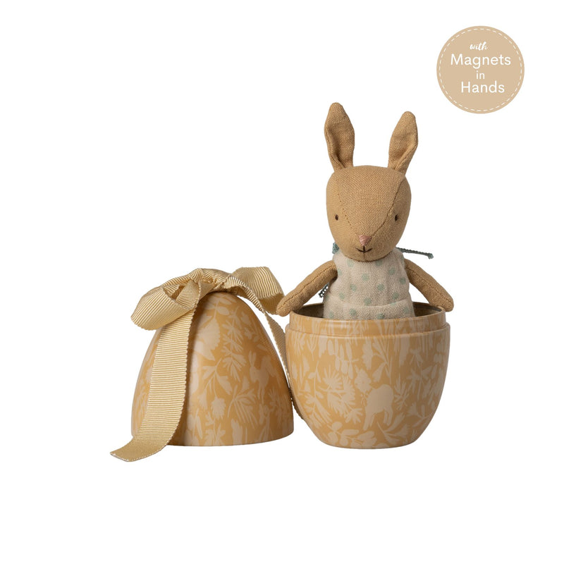 Easter Egg, Small with Micro Rabbit