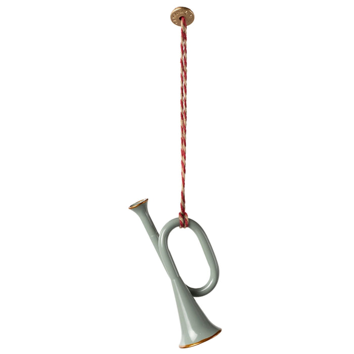 Metal Ornament, Trumpet in Gift Box