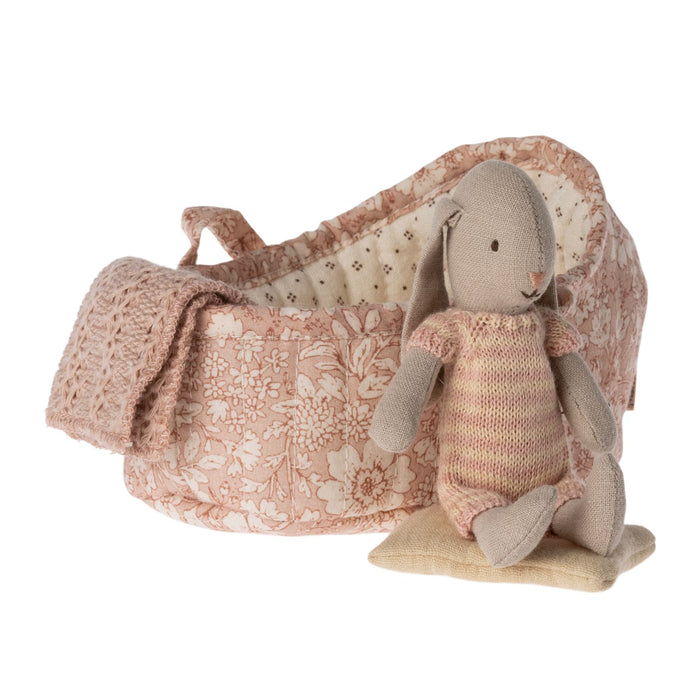 Micro Bunny in Carry Cot