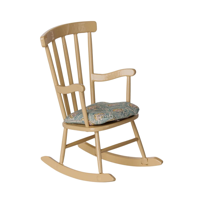 Rocking Chair with Cushion, Mouse - Wheat