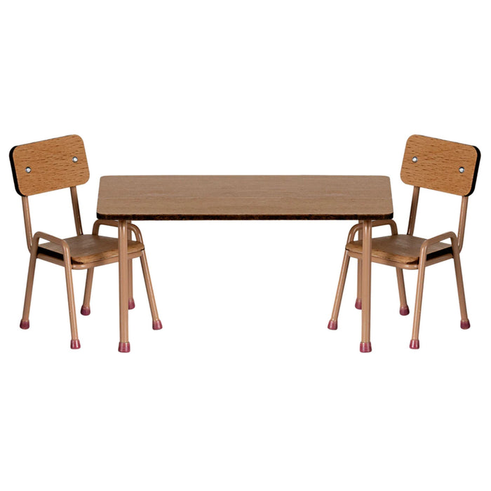 Table and Chair Set, Mouse - Dark Powder