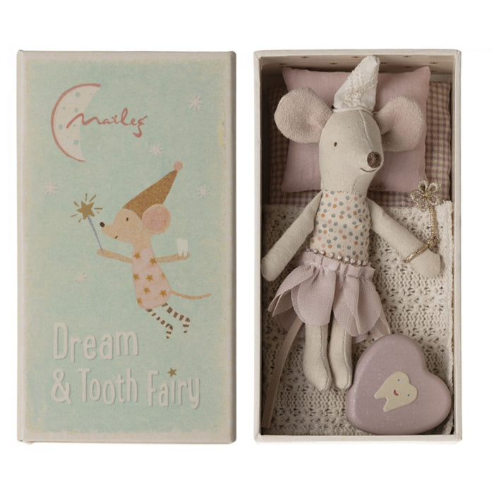 Tooth Fairy Mouse in Matchbox - Little Sister