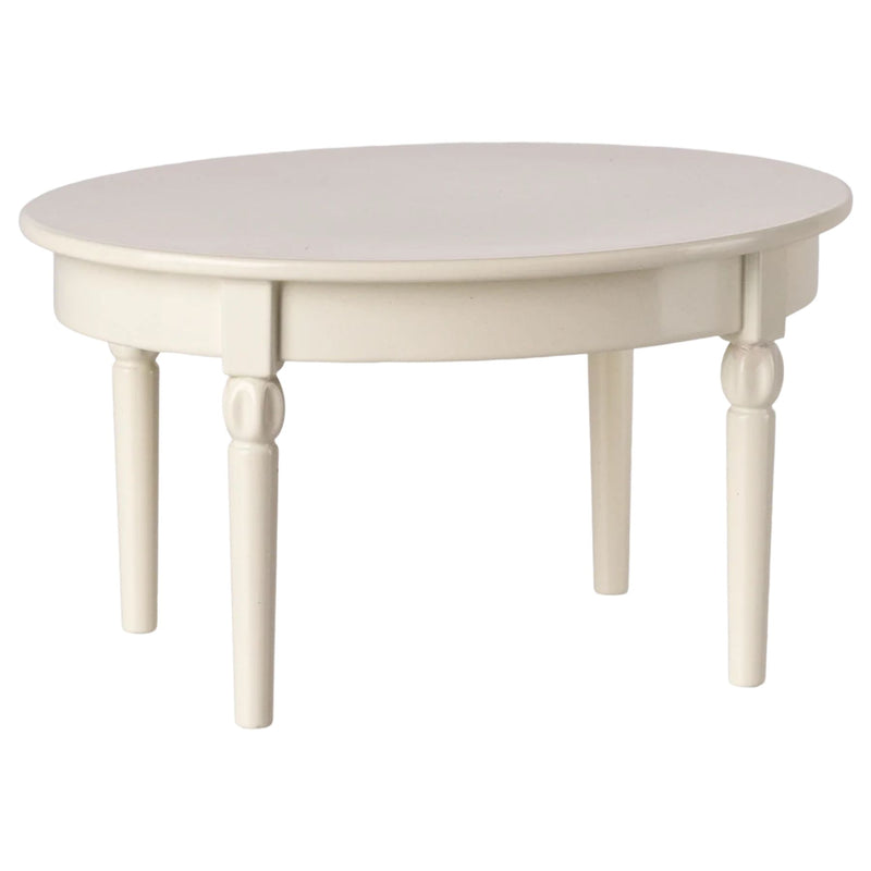 Vintage Dining Table, Mouse  - Off White