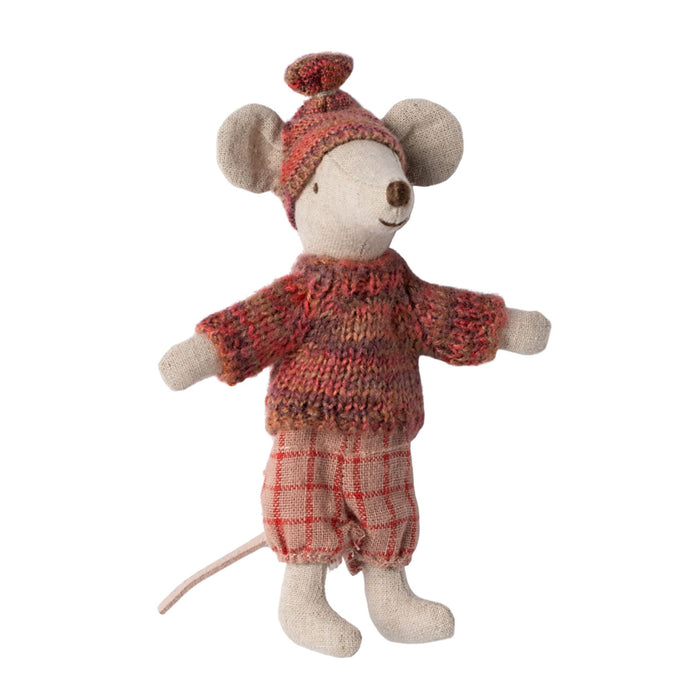 Winter Mouse with Hat Ski Set