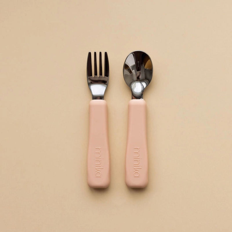 Stainless Steel Fork + Spoon Set