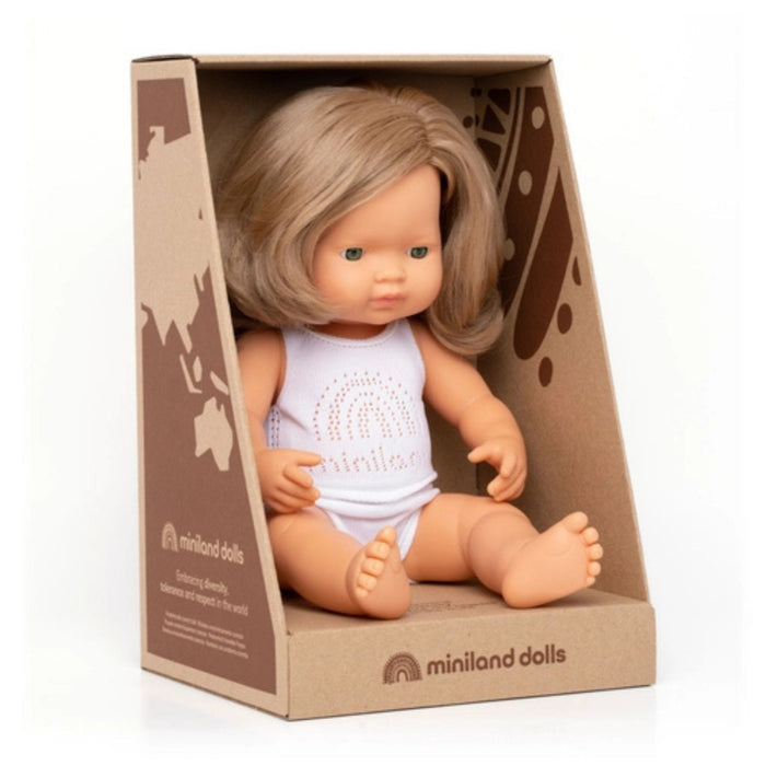 Baby Doll Dark Blonde Girl, 15"