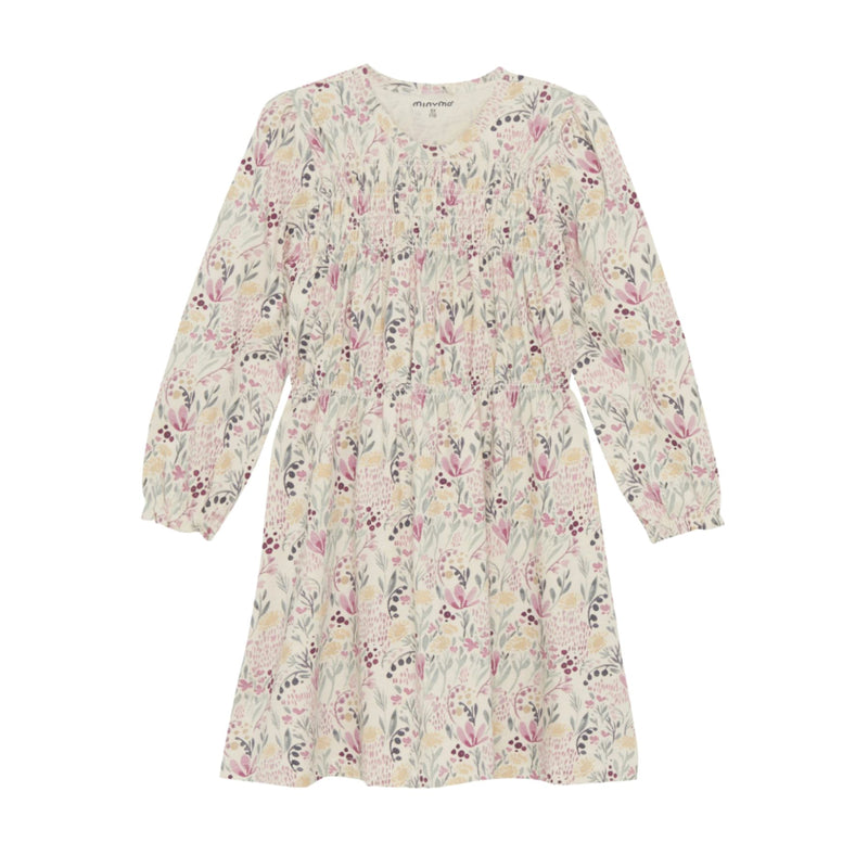 Organic Long Sleeve AOP Sandshell Dress