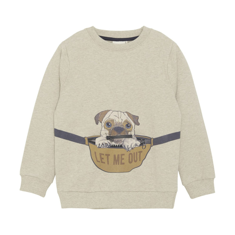 Organic Sweatshirt Let Me Out