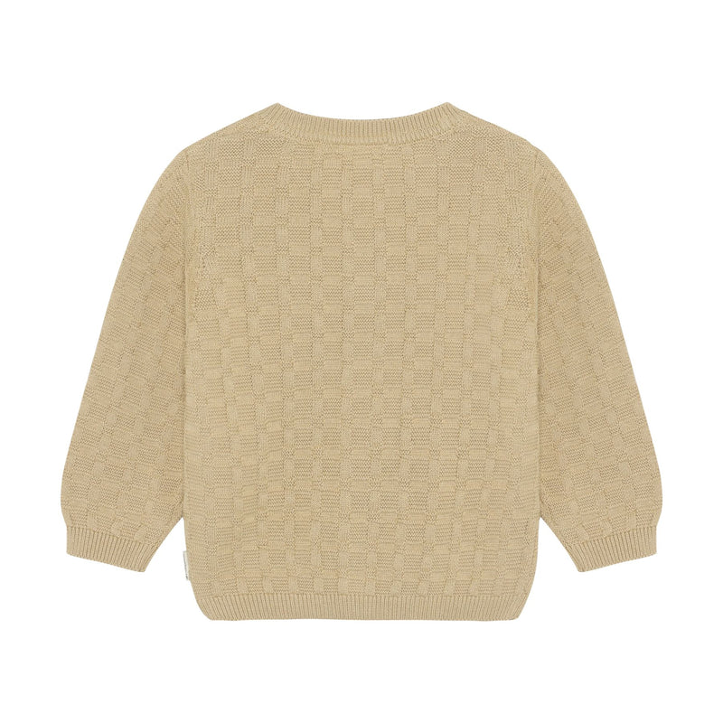 Organic Cotton Knit Cardigan Pepper