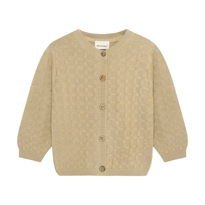 Organic Cotton Knit Cardigan Pepper