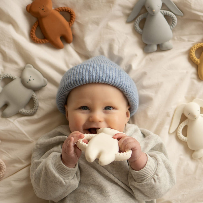Natural Rubber Teether - Bunny