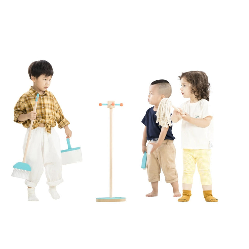 Kids Wooden Cleaning Set