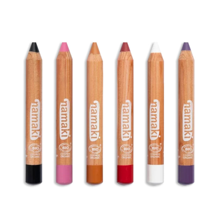 Organic Make-up Pencil - Jumbo 6 Colours