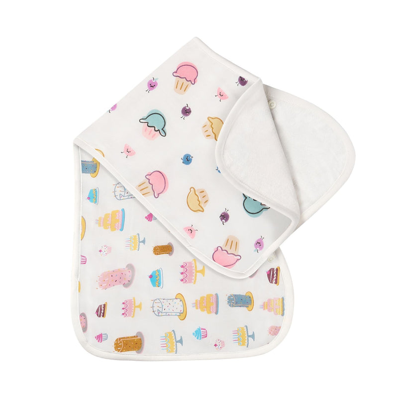 Bamboo Muslin Burp 'n Bib, 2 pack