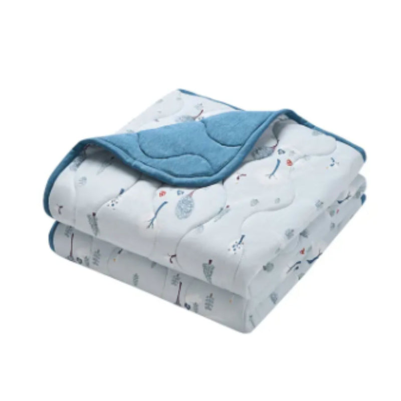 Quilted Bamboo Jersey Cozy Blanket