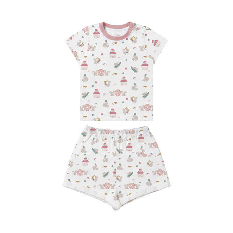 Bamboo Short Sleeve Two-Piece PJ Set