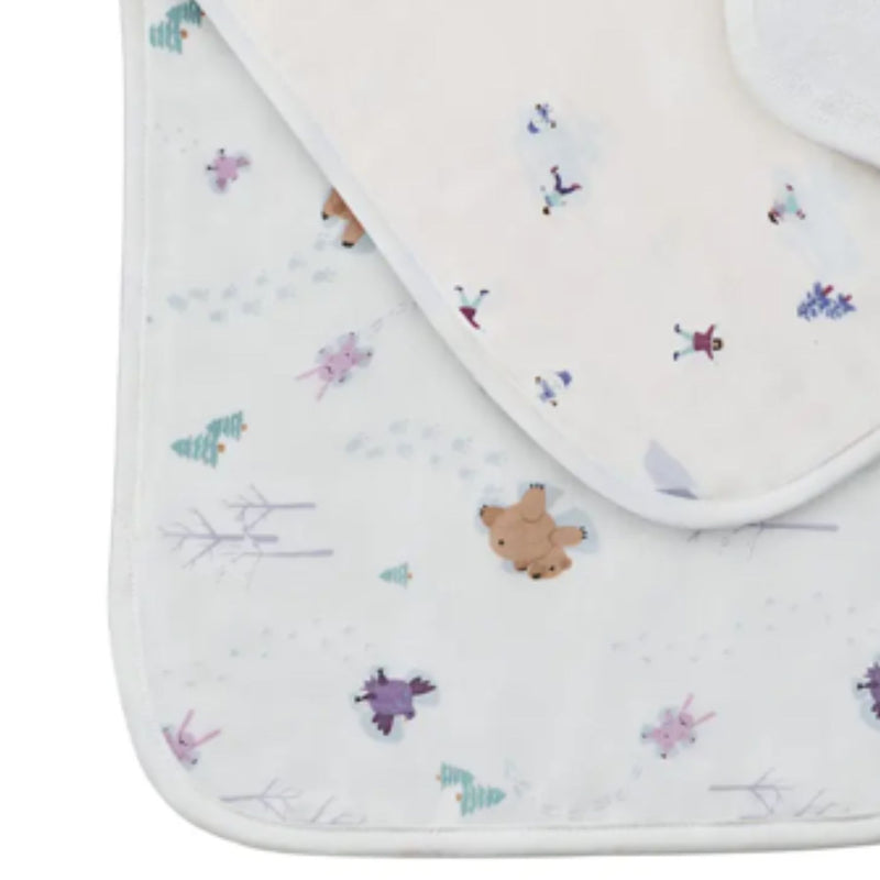 Bamboo Muslin Burp 'n Bib, 2 pack