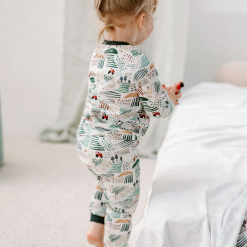 Organic Cotton Two-Piece Long Sleeve PJ Set