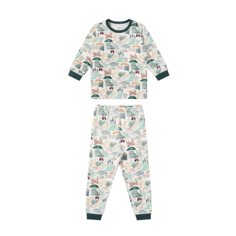 Organic Cotton Two-Piece Long Sleeve PJ Set